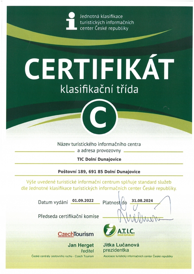 Certifikát TIC